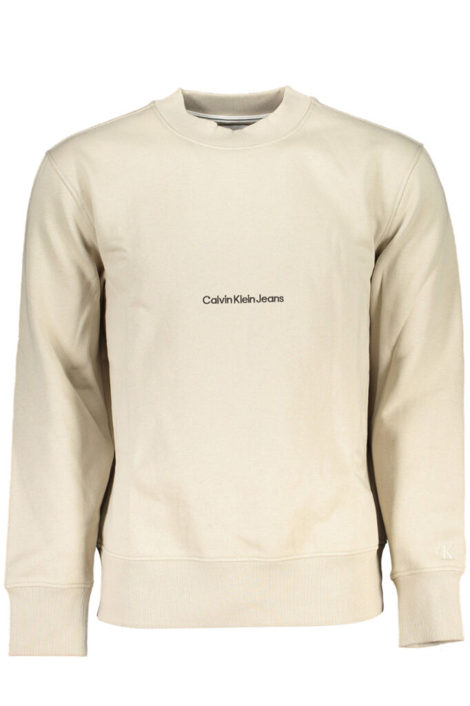 CALVIN KLEIN Herren Sweatshirt Beige J30J324116_D1C00A0_BEIGEPED