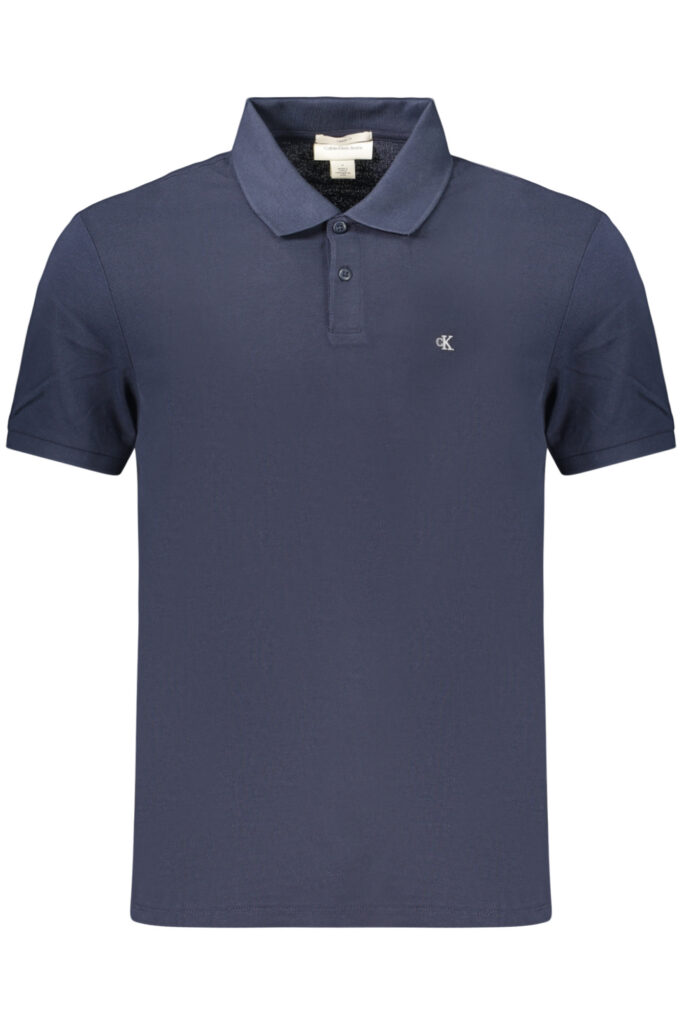 CALVIN KLEIN Herren Poloshirt Kurzarm Blau LV040EM269_BLCEF