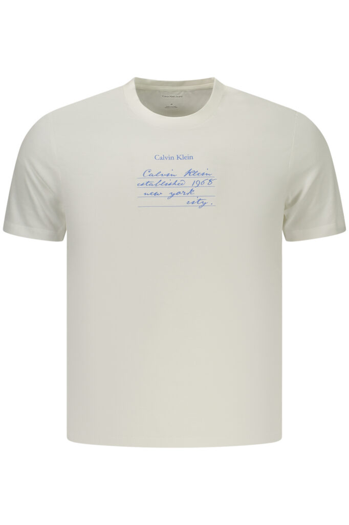 Calvin Klein Herren T-Shirt Weiß LV047G800G_BIYAF