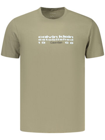 CALVIN KLEIN Herren T-Shirt Kurzarm Grün LV04RG800G_VELDY