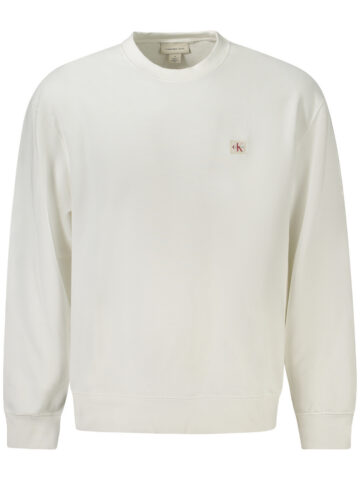 CALVIN KLEIN Herren Sweatshirt Weiß ohne Reißverschluss LV04RC273G_BIYAF
