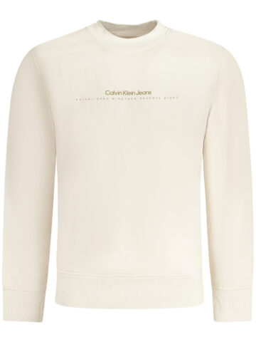 Calvin Klein Herren Sweatshirt ohne Reißverschluss Beige J30J327119_BEPDH