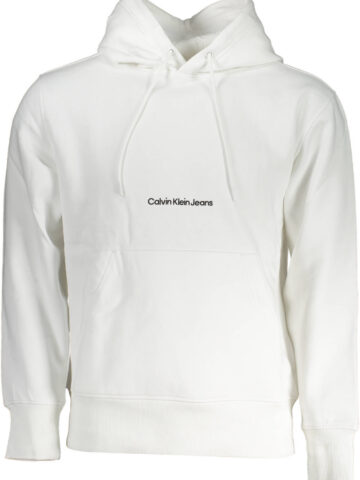 Calvin Klein Herren Kapuzensweatshirt Weiß J30J322894_BIANCO_YAF