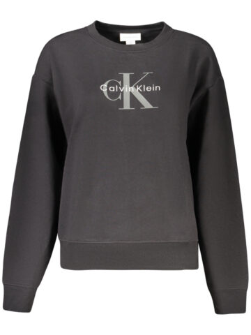 CALVIN KLEIN Damen Sweatshirt Schwarz ohne Reißverschluss LV047B234G_NEUB1