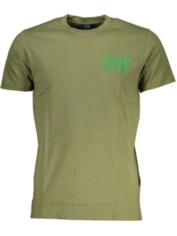 CAVALLI CLASS Herren T-Shirt Grün QXT62XJD060_VE04050