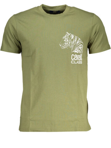 HERREN T-SHIRT CAVALLI CLASS IN GRÜN QXT63EJD060_VE04050