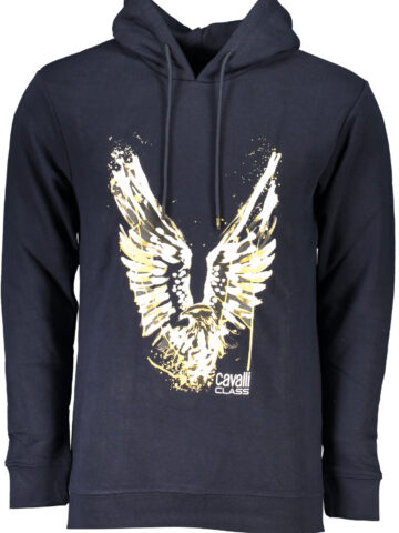Cavalli Class Herren Sweatshirt Blau RXT65DCF062_BL04926
