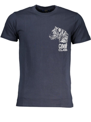 CAVALLI CLASS Herren T-Shirt Blau QXT63EJD060_BL04926