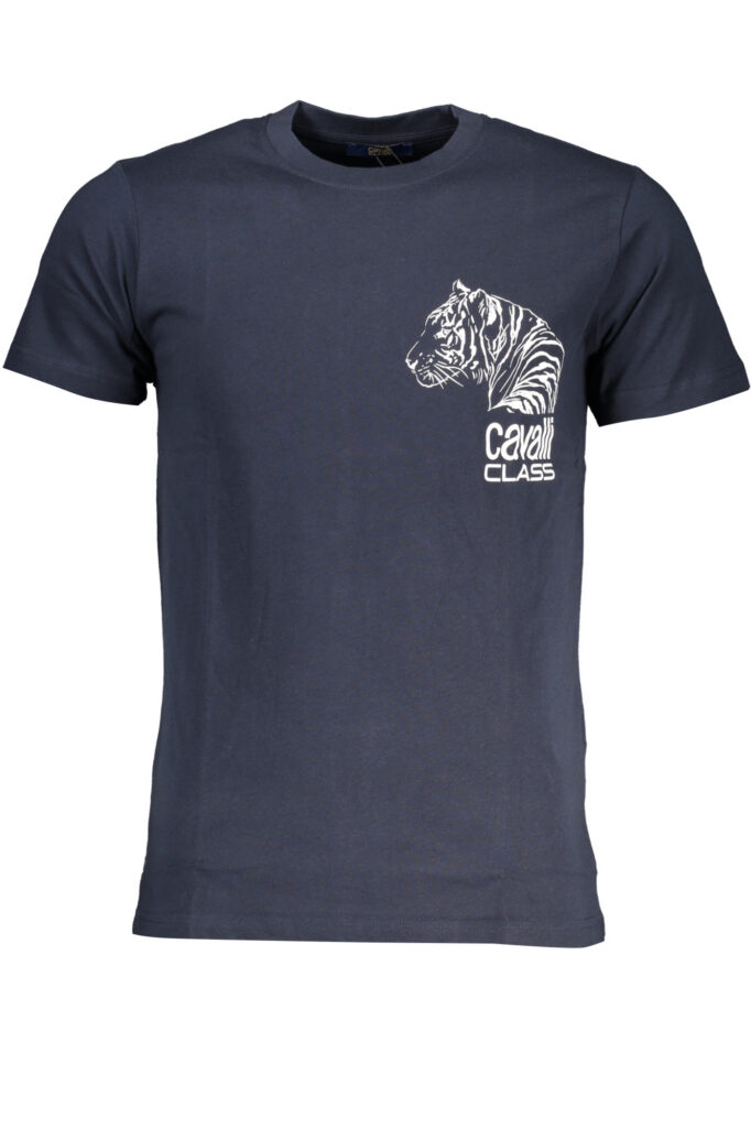 CAVALLI CLASS Herren T-Shirt Blau QXT63EJD060_BL04926