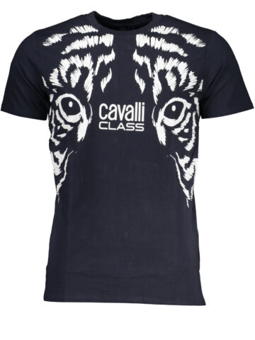 CAVALLI CLASS Herren T-Shirt kurzarm Blau QXT62UJD060_BL04926