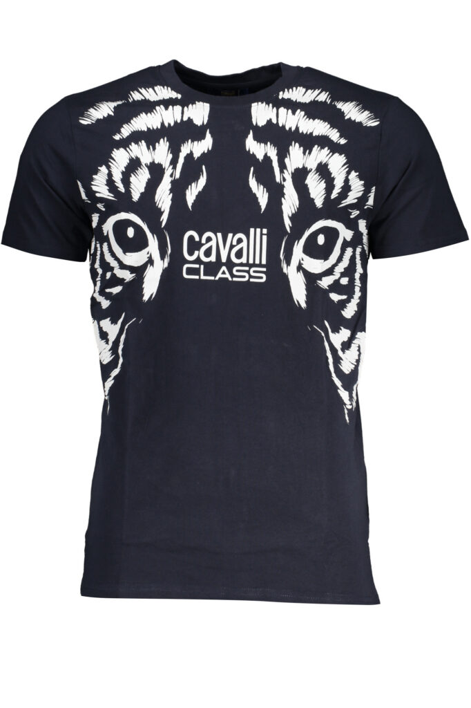 CAVALLI CLASS Herren T-Shirt kurzarm Blau QXT62UJD060_BL04926