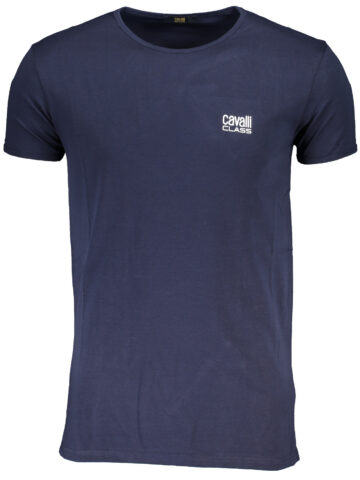 CAVALLI CLASS Herren T-Shirt Kurzarm Blau QXO03AJD003_BL04926