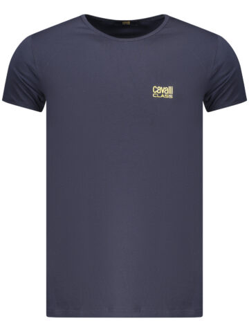 CAVALLI CLASS T-Shirt Herren Kurzarm Blau