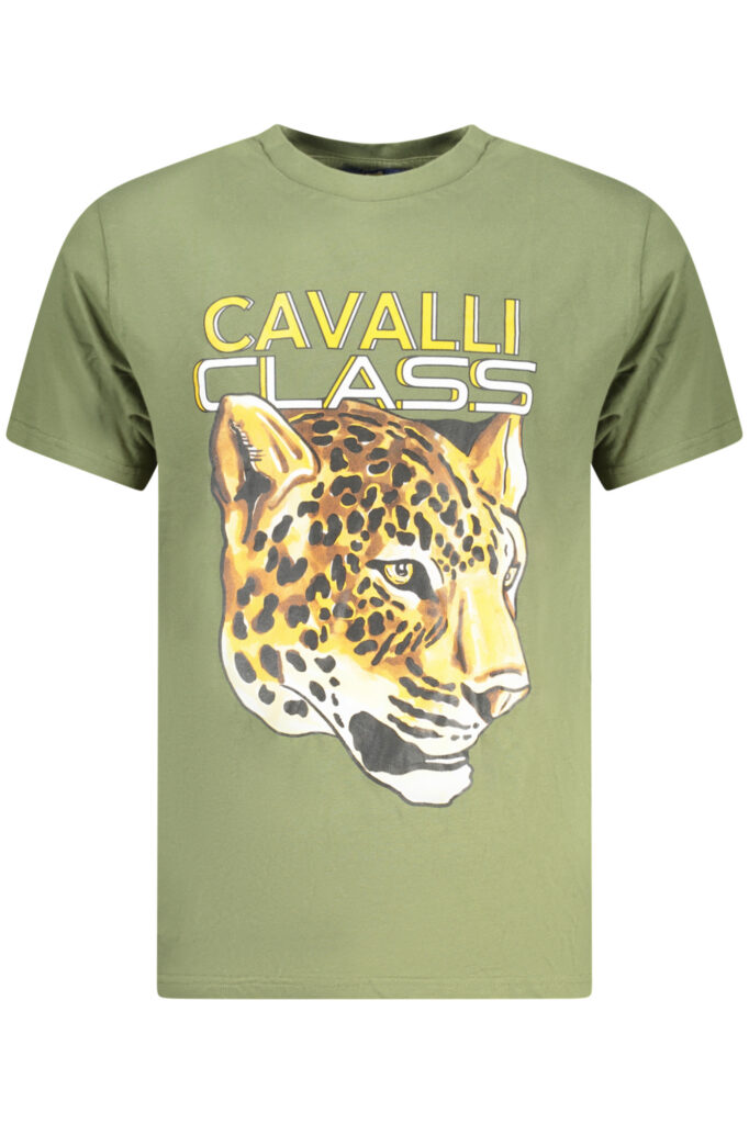 Cavalli Class Herren T-Shirt Kurzarm Grün