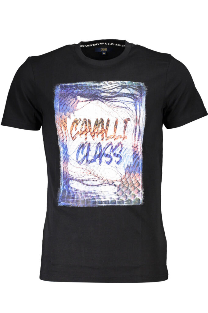 CAVALLI CLASS Herren T-Shirt Kurzarm Schwarz QXT61OJD060_54E0C4F_NERO05051