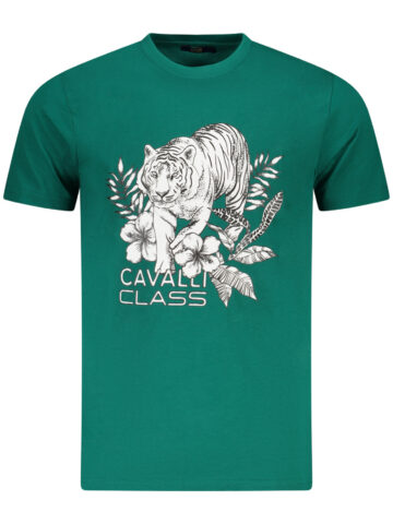 CAVALLI CLASS Herren T-Shirt Grün TXT60RJD060_VE04038