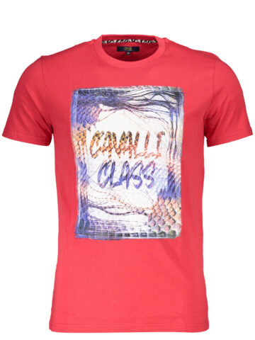 Cavalli Class Herren T-Shirt Kurzarm Rot QXT61OJD060_AAC6DF2_ROSSO02000