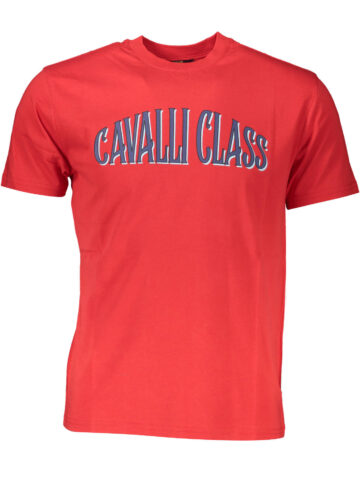 Cavalli Class Herren T-Shirt Kurzarm Rot QXT60BJD060_EEEF2A7_ROSSO02000