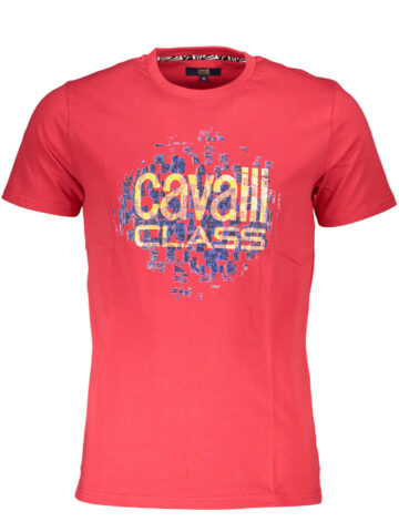 CAVALLI CLASS Herren T-Shirt Rot QXT61XJD060_DAF12AA_ROSSO2000