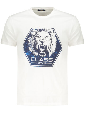 CAVALLI CLASS Herren T-Shirt Weiß TXT60PJD060_BI00533