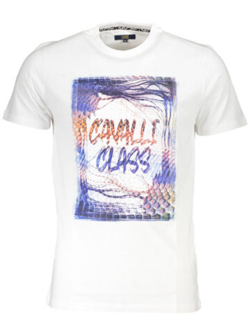 Cavalli Class Herren T-Shirt Kurzarm Weiß QXT61OJD060_866138E_BIANCO0005