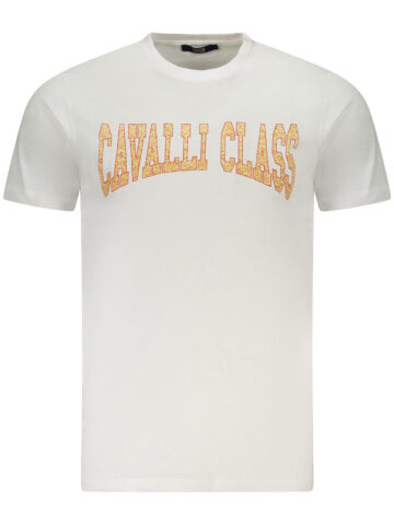 CAVALLI CLASS Herren T-Shirt kurzarm weiß TXT61AJD060_BI00533