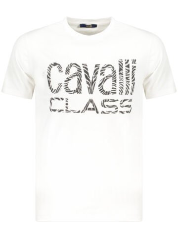 CAVALLI CLASS Herren T-Shirt Weiß TXT61DJD060_BI00533