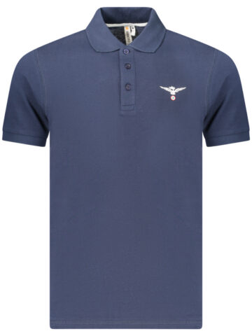 MILITARY ACADEMY Herren Poloshirt Kurzarm Blau S6S6725584_BL044