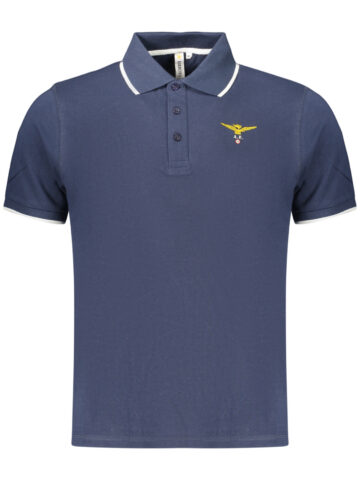 MILITARY ACADEMY Herren Kurzarm-Poloshirt Blau S6S6745584_BL044