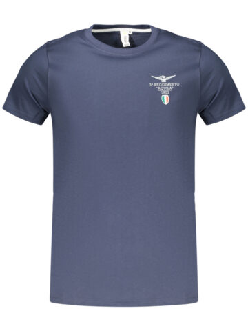 T-Shirt Militärakademie Herren, Blau, Kurzarm S6S6815586_BL044