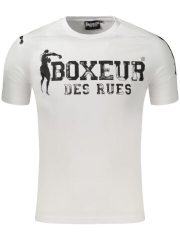 BOXEUR DES RUES WEISSES HERREN T-SHIRT MIT KURZÄRMELN