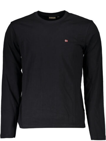 NAPAPIJRI HERREN-KURZARM-T-SHIRT SCHWARZ