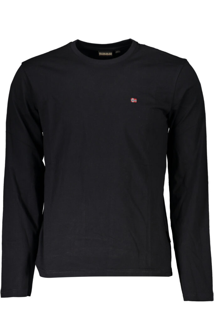 NAPAPIJRI HERREN-KURZARM-T-SHIRT SCHWARZ