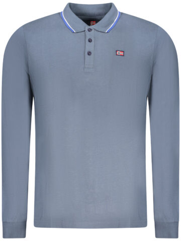 NORWEGEN 1963 HERREN-POLOSHIRT MIT LANGÄRMLIGEN ÄRMELN, BLAU 848871_BLTYPHOO