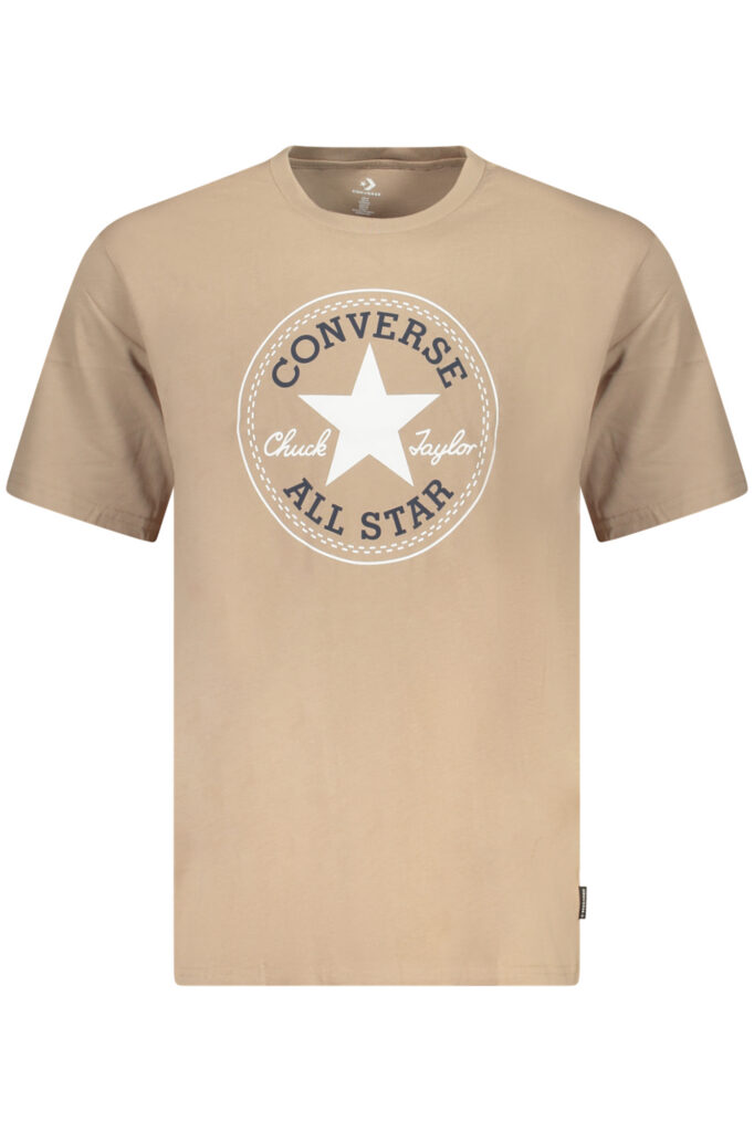 Converse Herren Kurzarm-T-Shirt, Beige