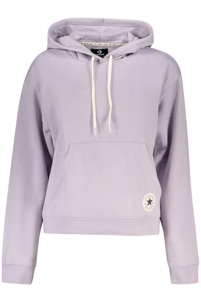 Converse Damen-Kapuzenjacke mit Reißverschluss, Lila CVW6H111_VI033FF2