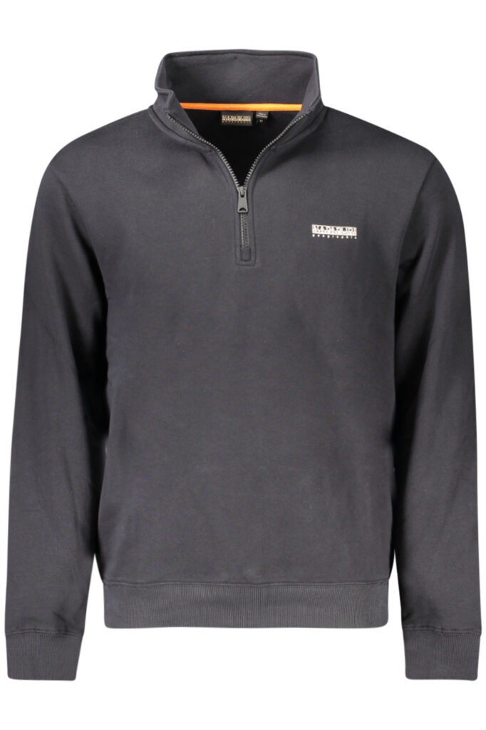 NAPAPIJRI HERREN-SWEATSHIRT MIT REISSVERSCHLUSS SCHWARZ NP0A88TOBSMALLBOXHZ_NE941