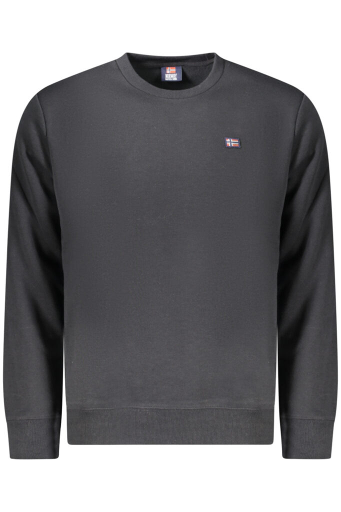 NORWEGEN 1963 HERREN-SWEATSHIRT MIT SCHWARZEM REISSVERSCHLUSS 859453_NEBLACK