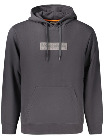 NAPAPIJRI Herren-Sweatshirt mit Reißverschluss, schwarz NP0A8BLTBBOXLOGOHWI_NE941
