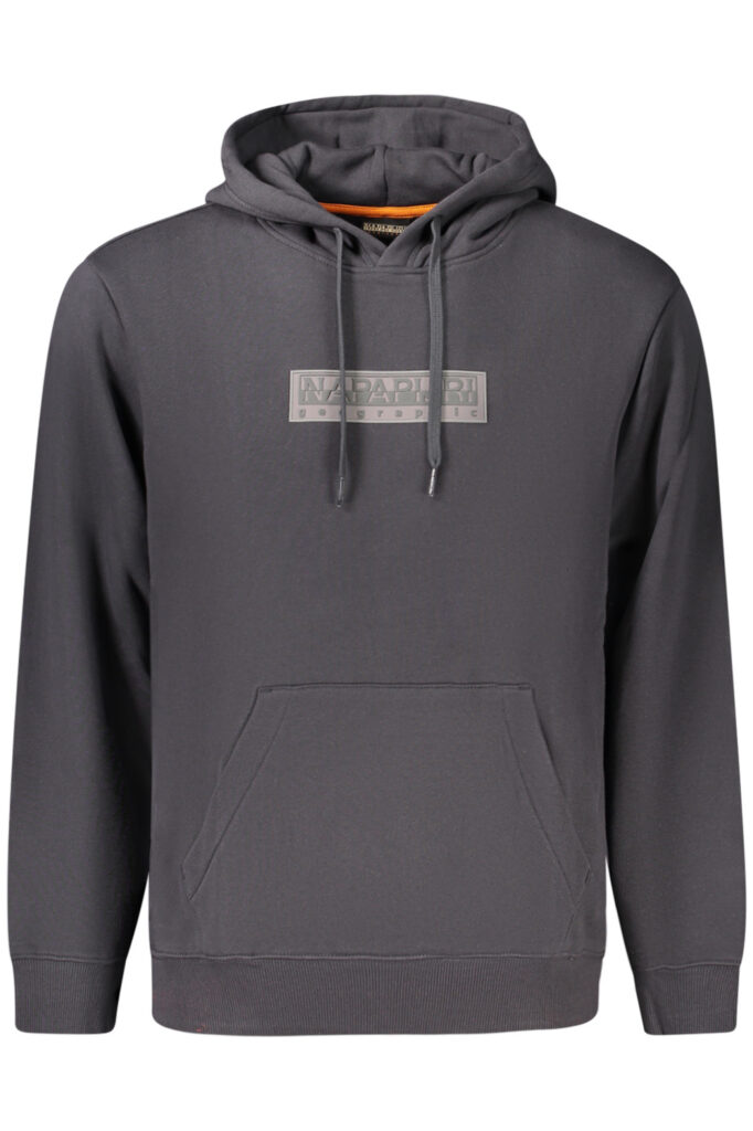 NAPAPIJRI Herren-Sweatshirt mit Reißverschluss, schwarz NP0A8BLTBBOXLOGOHWI_NE941