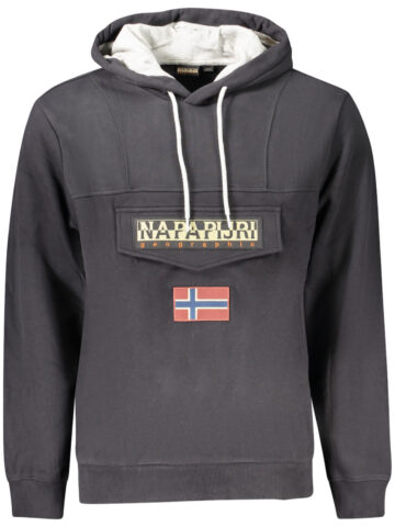 NAPAPIJRI Herren-Sweatshirt mit Reißverschluss, schwarz NP0A892TBURGEEWINT4_NE941