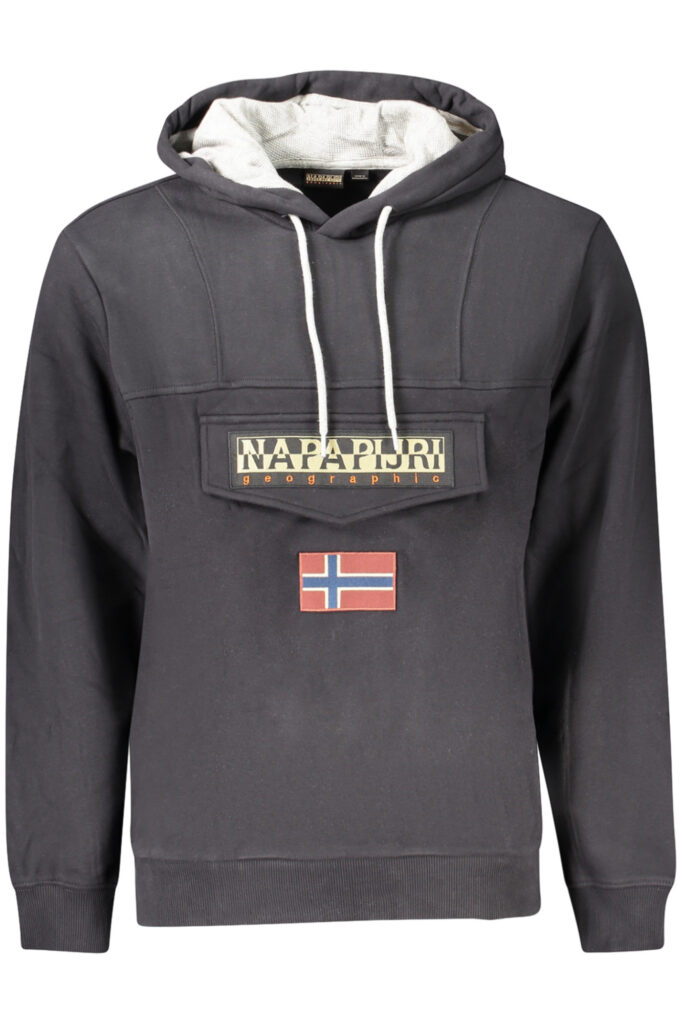 NAPAPIJRI Herren-Sweatshirt mit Reißverschluss, schwarz NP0A892TBURGEEWINT4_NE941