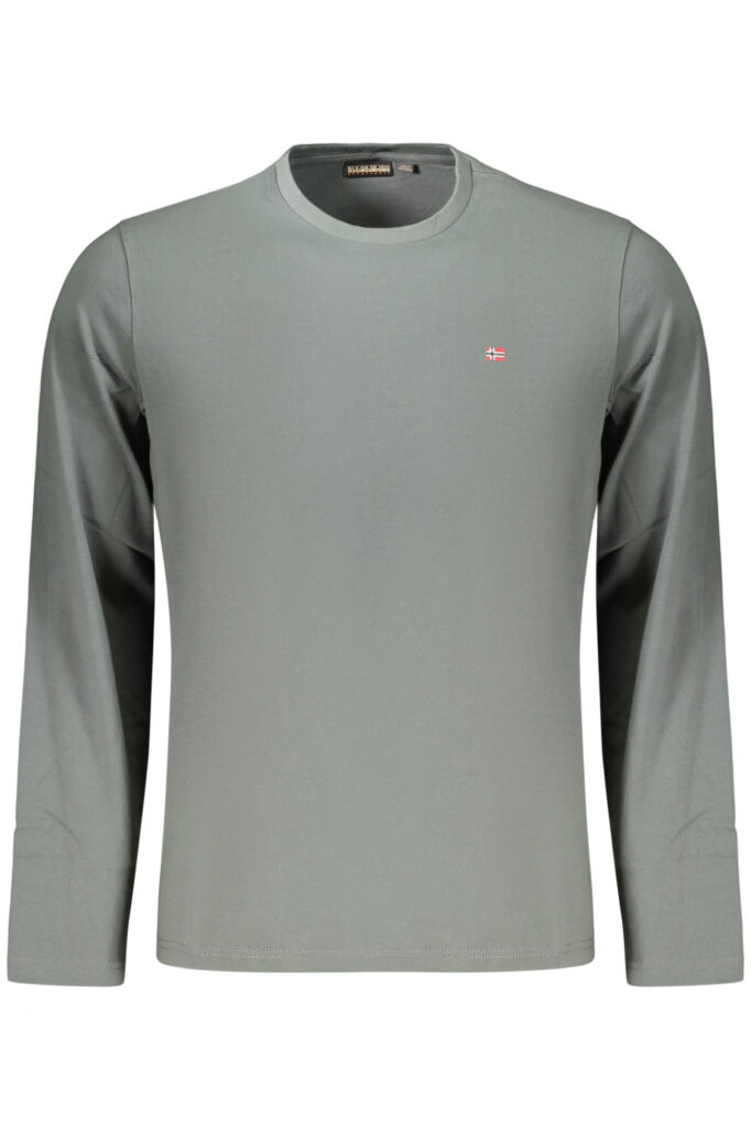 NAPAPIJRI Herren Langarm-T-Shirt Grün NP0A4HN7SALISLS1_VEG1S