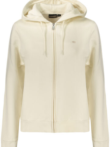 NAPAPIJRI DAMEN-SWEATSHIRT MIT REISSVERSCHLUSS, WEISS