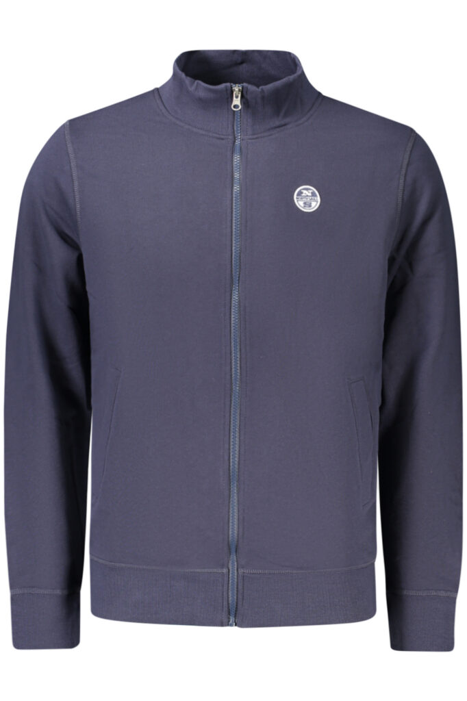 NORTH SAILS HERREN BLAUES SWEATSHIRT MIT REISSVERSCHLUSS 993047000_BL0802