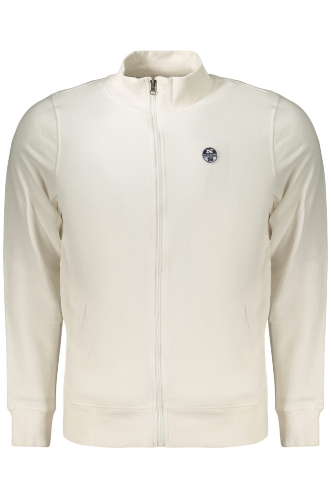 NORTH SAILS HERREN WEISSES SWEATSHIRT MIT REISSVERSCHLUSS 993047000_BI0101