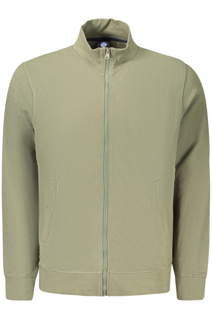 NORTH SAILS HERREN-SWEATSHIRT MIT REISSVERSCHLUSS, GRÜN 993047000_VE0430