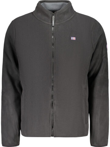 NORWEGEN 1963 HERREN SCHWARZES REISSVERSCHLUSS-SWEATSHIRT 869520_NEBLACK
