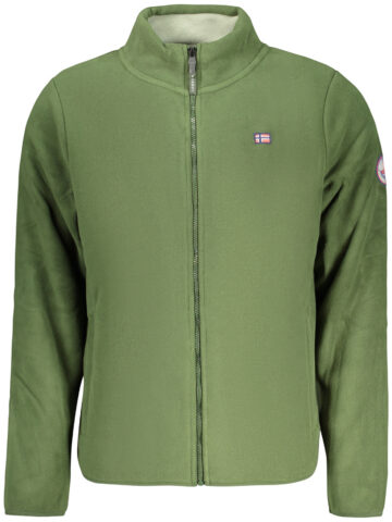 NORWEGEN 1963 HERREN GRÜNES SWEATSHIRT MIT REISSVERSCHLUSS, GRÜN 869520_VEARMY