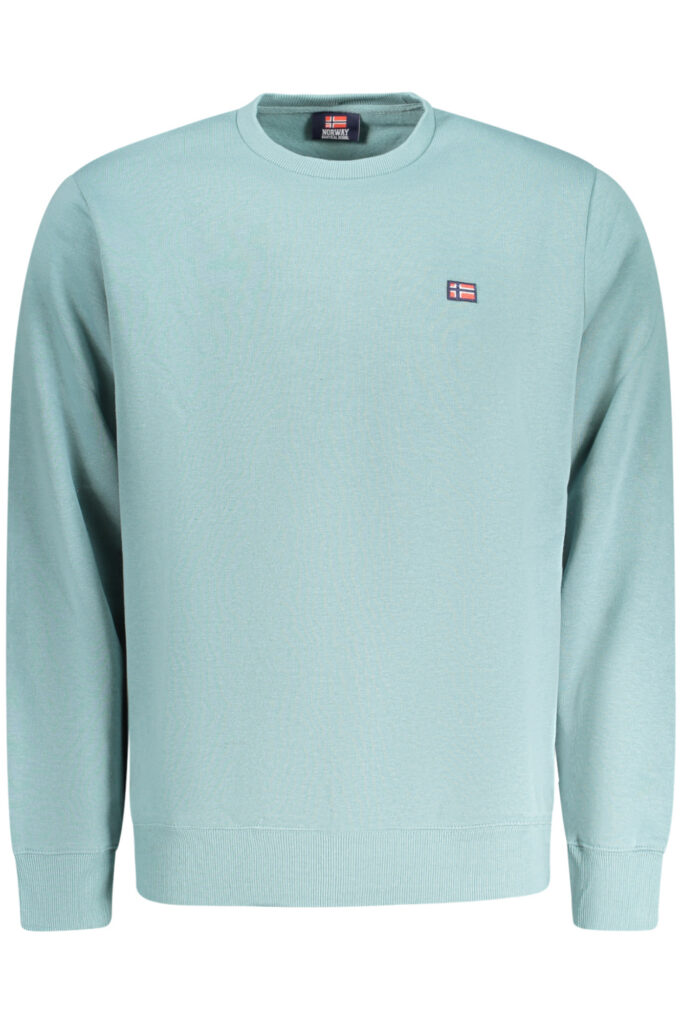 NORWEGEN 1963 HERREN-SWEATSHIRT MIT REISSVERSCHLUSS, GRÜN 859453_VEMINERA